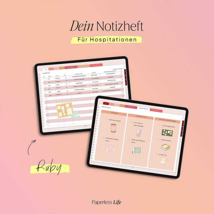 Digitales Notizbuch für Hospitationen
