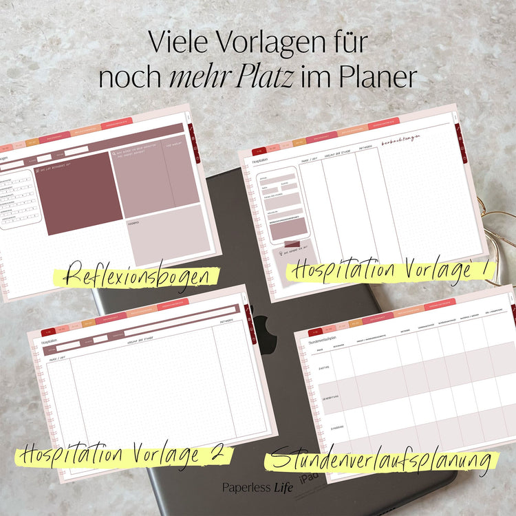 Digitales Notizbuch für Hospitationen