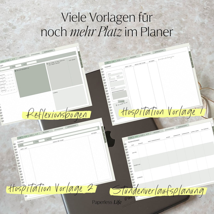 Digitales Notizbuch für Hospitationen