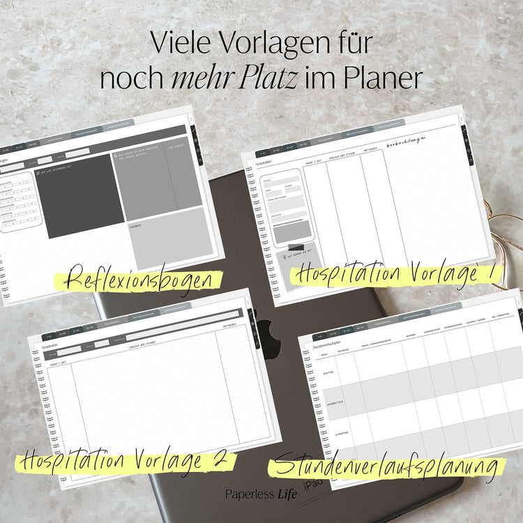 Digitales Notizbuch für Hospitationen