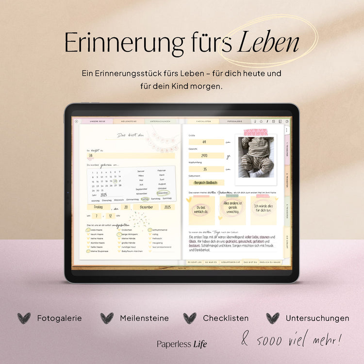 Digitales Schwangerschaftstagebuch