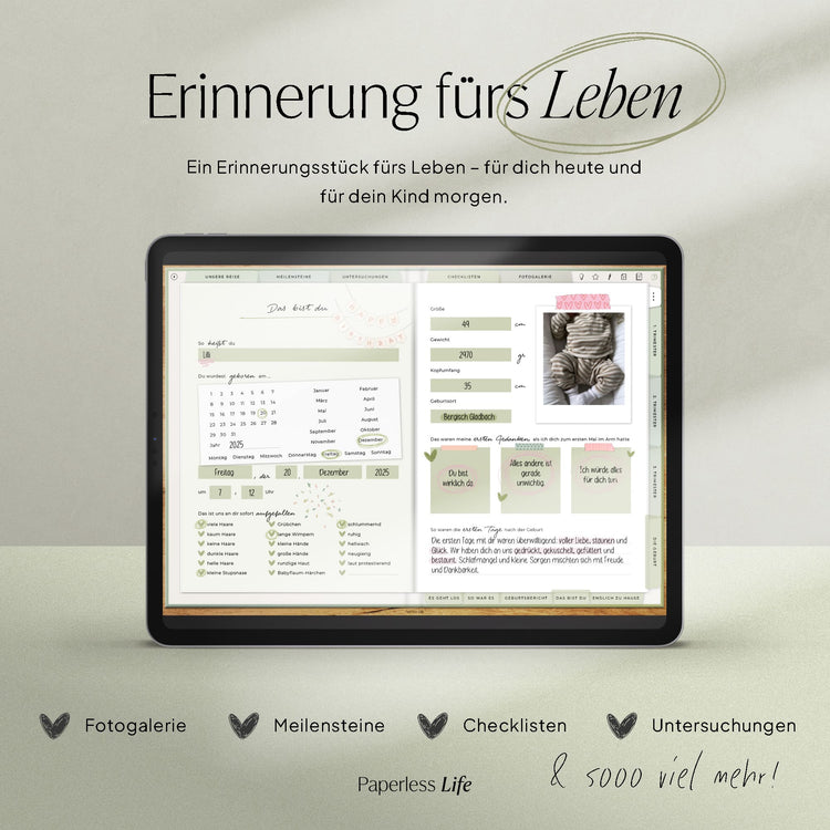 Digitales Schwangerschaftstagebuch