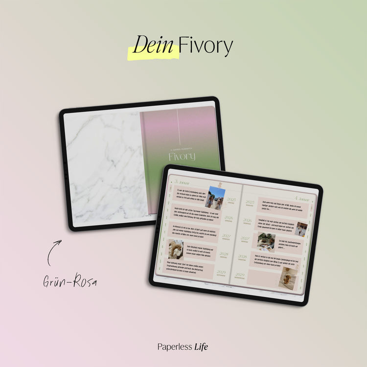 Fivory – Das 5-Jahres-Tagebuch