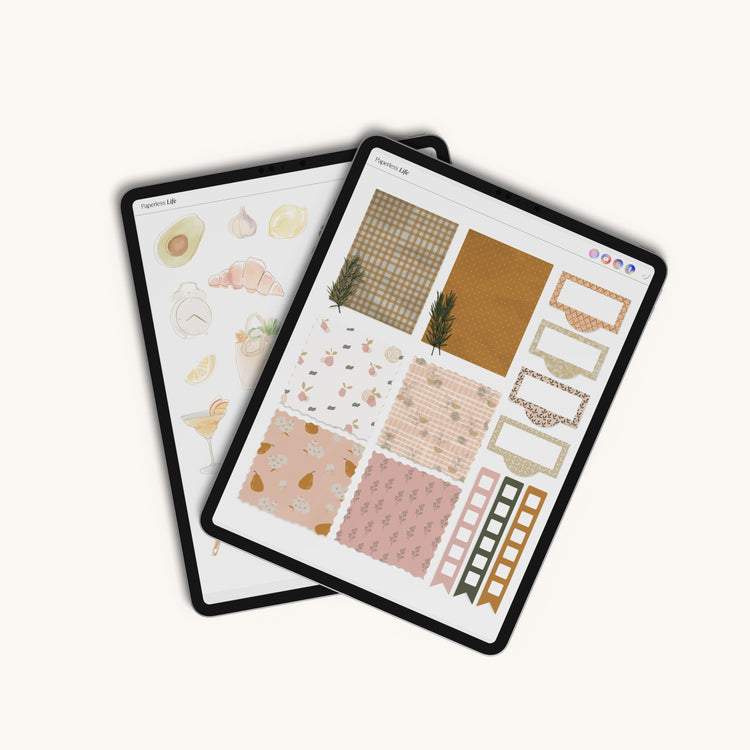 200+ Digital Stickers | Food Mood