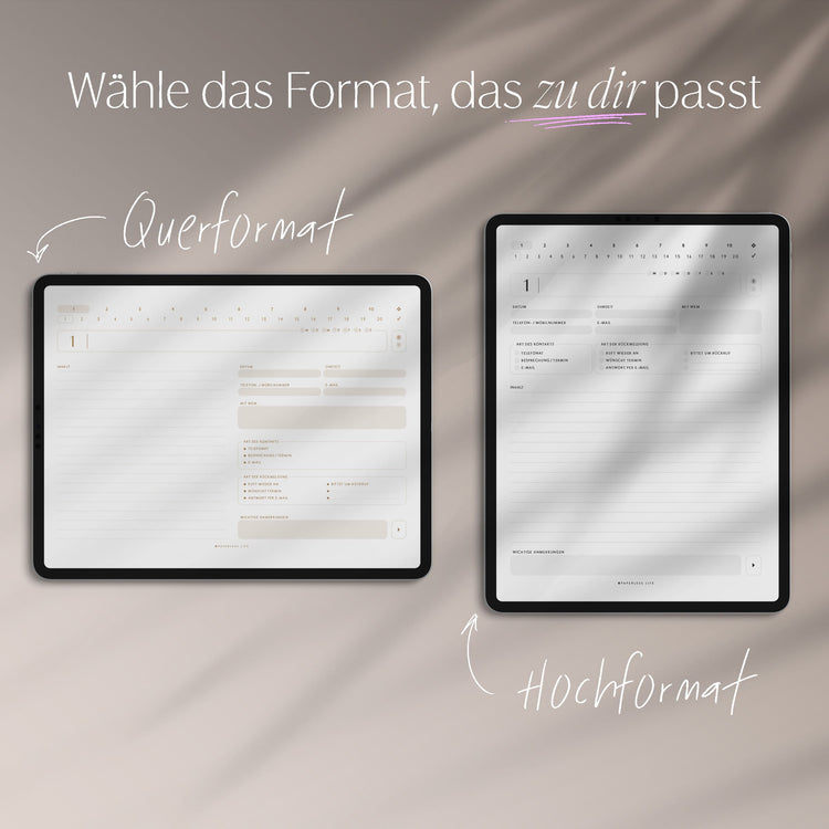 Digital meeting note planner