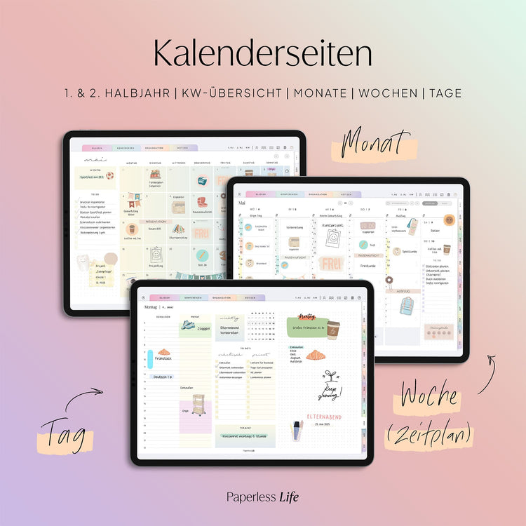 Digitaler Lehrerkalender Grundschule 25/26 "Der Gamechanger"