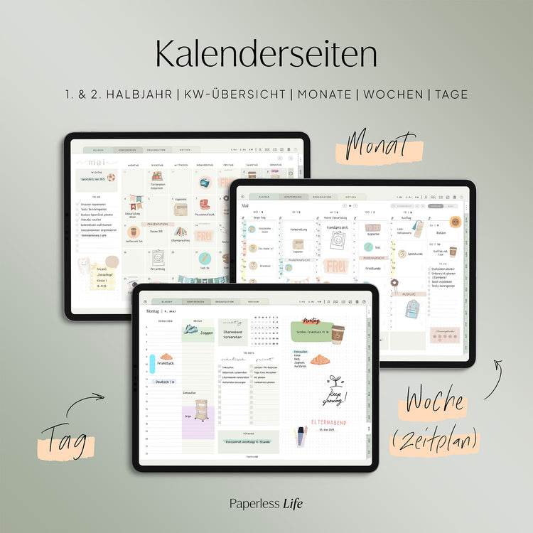 Digitaler Lehrerkalender Grundschule 25/26 "Der Gamechanger"