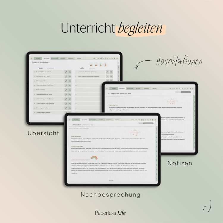 Digitaler Planer für die Schulleitung 25/26