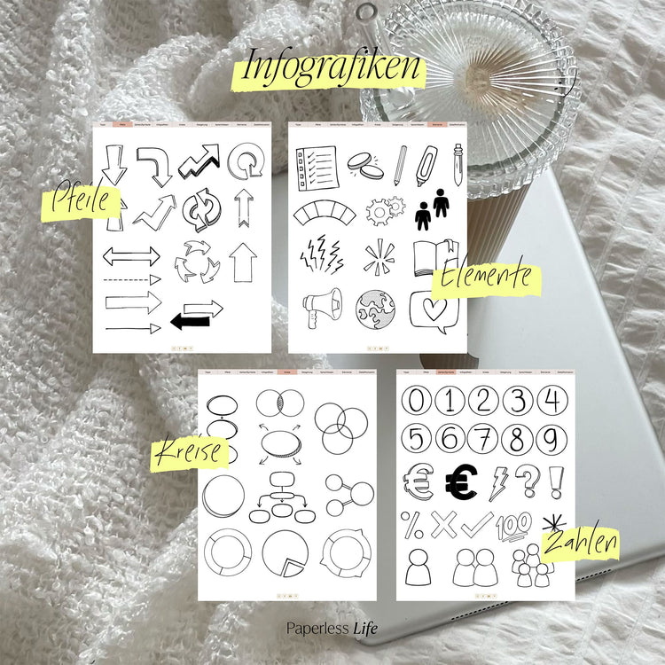 "The Worksheet Factory" - Digital stickers for designing your worksheets