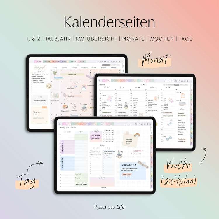 Digitaler Planer für die Schulleitung 25/26