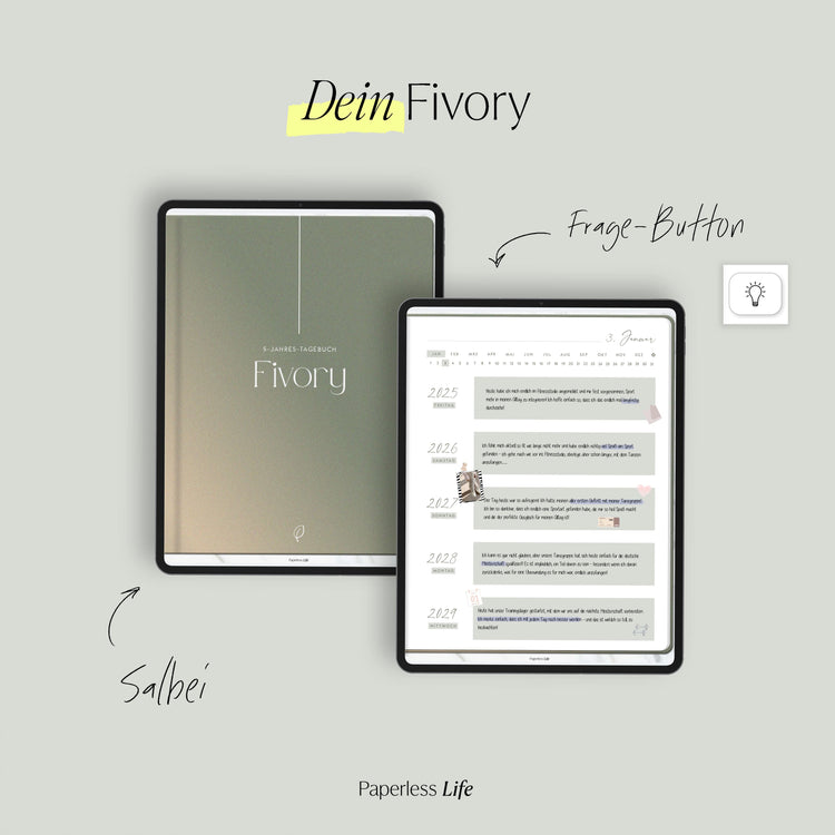 Fivory – Das 5-Jahres-Tagebuch