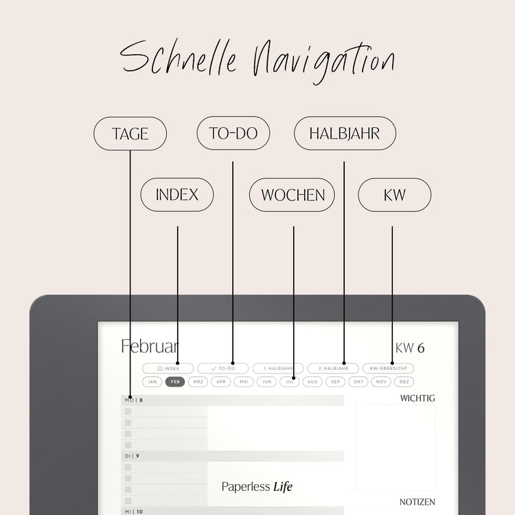 Digital diary for ReMarkable 2