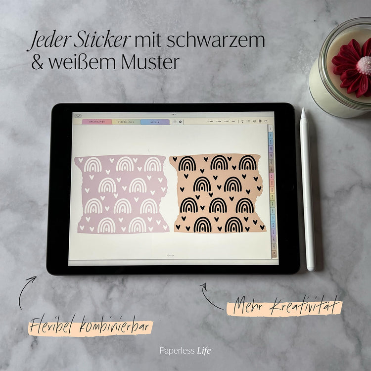 Color Changing Goodnotes Sticker | Klebestreifen
