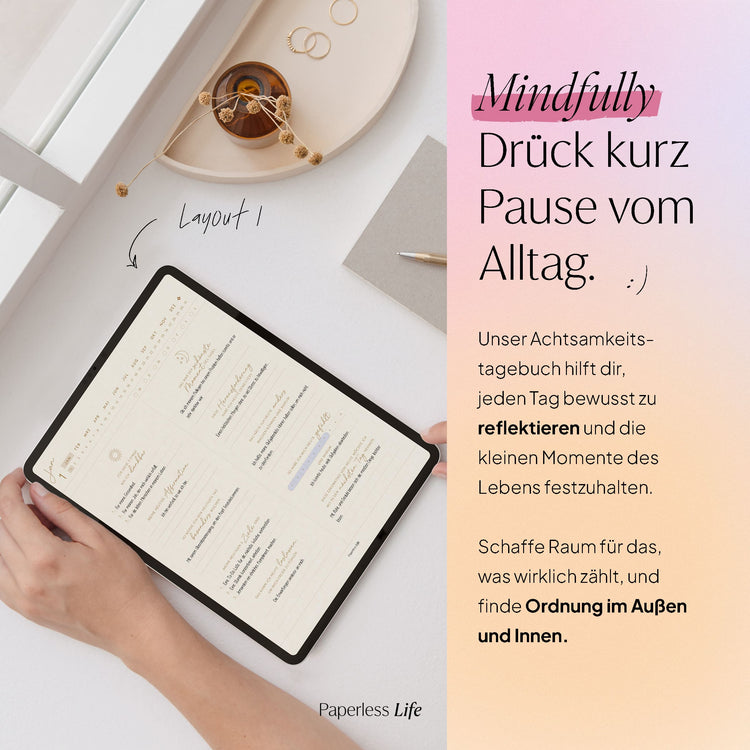 Mindfully – Achtsamkeitstagebuch