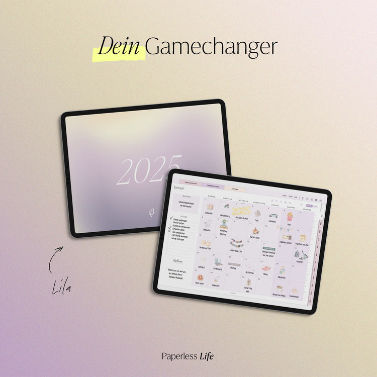 Digitaler Planer 2025 | Der Gamechanger (Testversion für das restliche Jahr)
