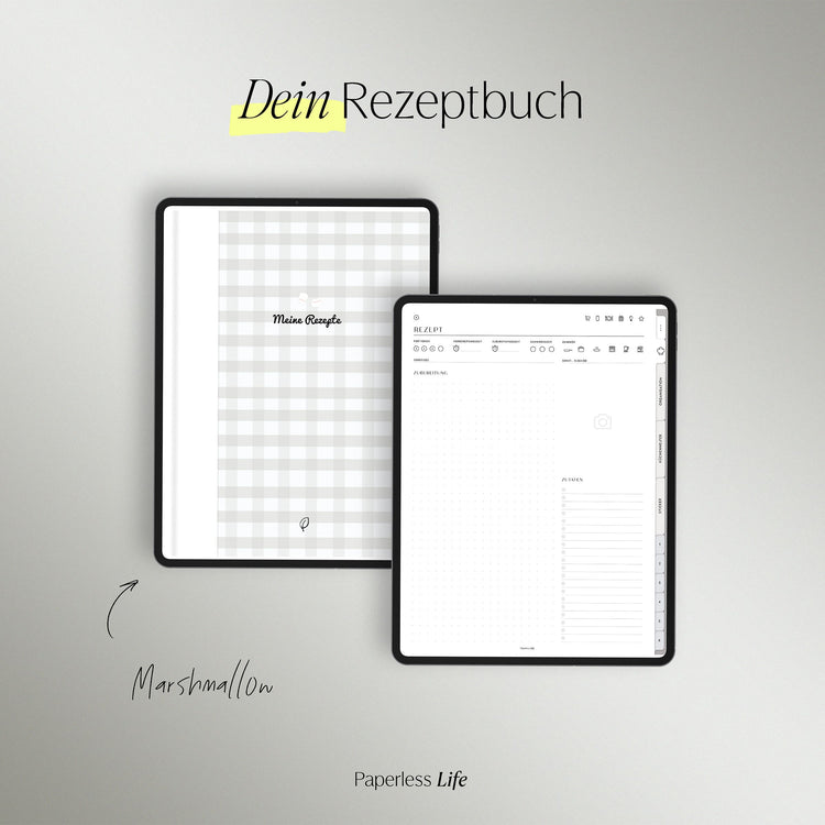 Digitales Chefkoch Bundle | Digitales Rezeptbuch + alle Sticker