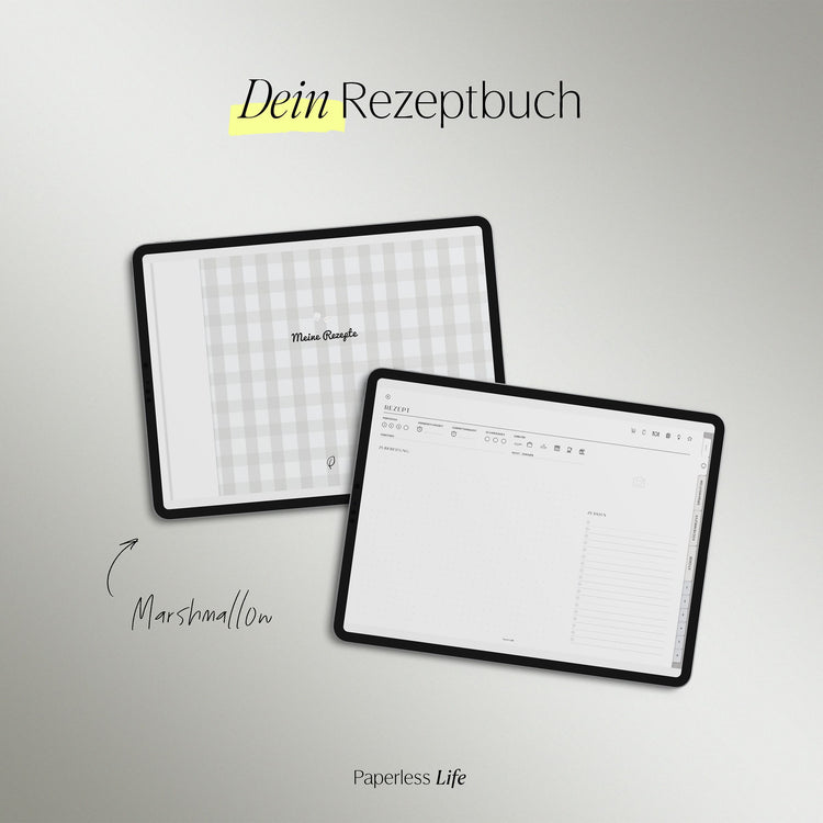 Digitales Chefkoch Bundle | Digitales Rezeptbuch + alle Sticker