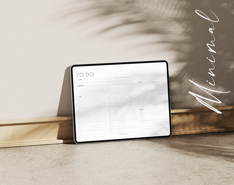 To-do-Listen Set mit 23 Vorlagen