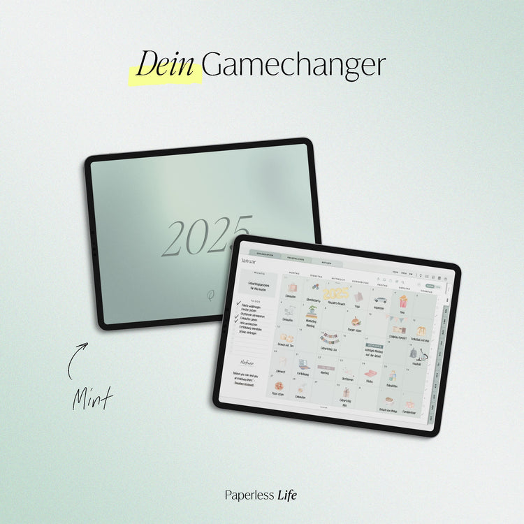 Digitaler Planer 2025 | Der Gamechanger (Testversion für das restliche Jahr)