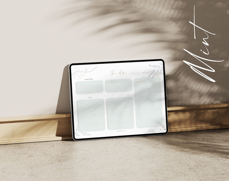 To-do-Listen Set mit 23 Vorlagen