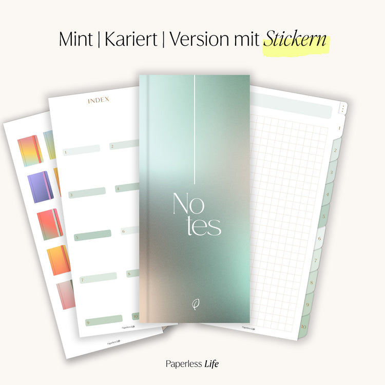 Digitales Notizbuch für den Split View | Optimiert für Goodnotes