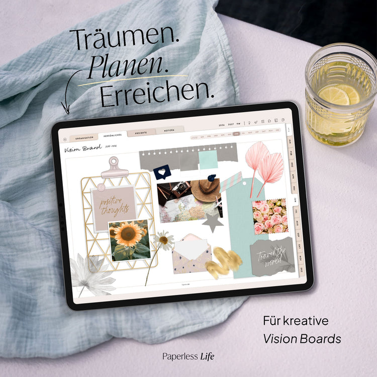 200 Digital Stickers | Spring Mood Board