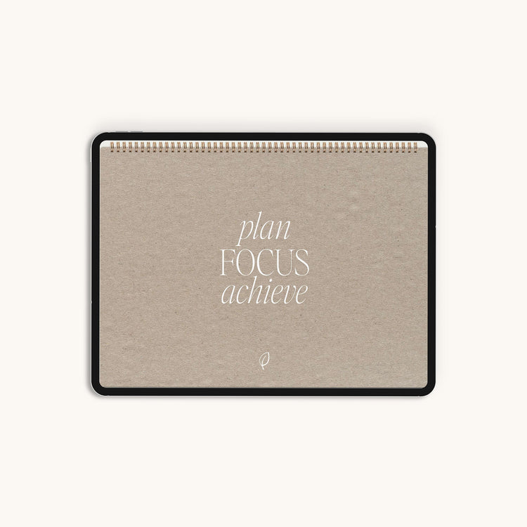 Digital monthly planner 2025