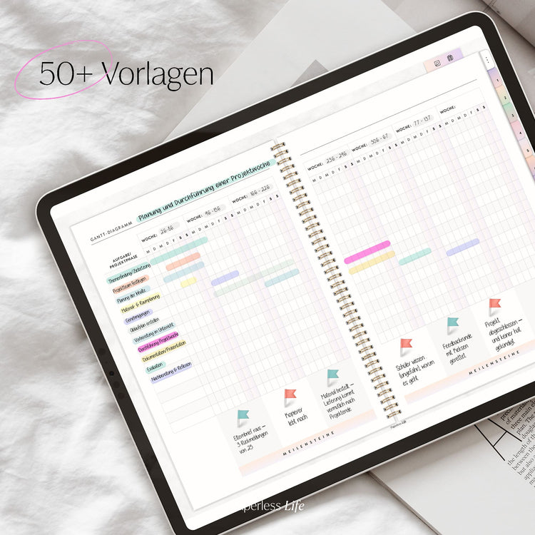 Digital notebook "Board Book" - 15 tabs | suitable for the 25/26 teacher's calendar
