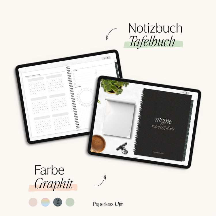 Digital notebook "Board Book" - 15 tabs | suitable for the 25/26 teacher's calendar