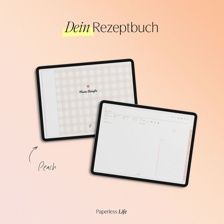 Digitales Chefkoch Bundle | Digitales Rezeptbuch + alle Sticker