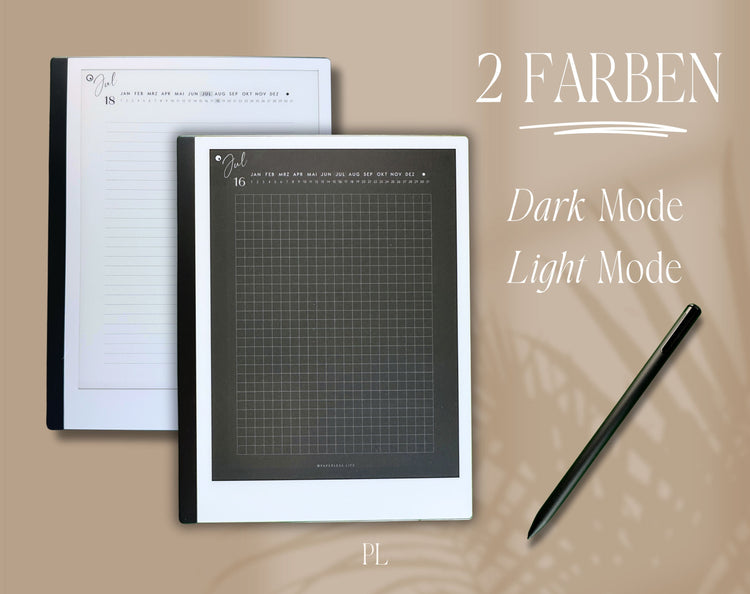 Digital diary for ReMarkable 2