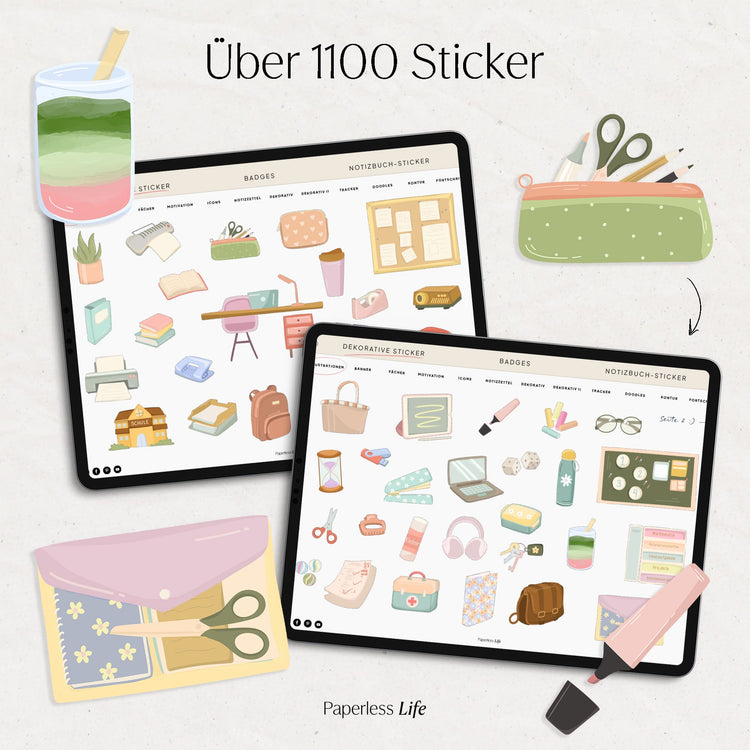 1100+ Digitale Sticker "Refi-Alltag" | Aus dem aktuellen Refi-Planer