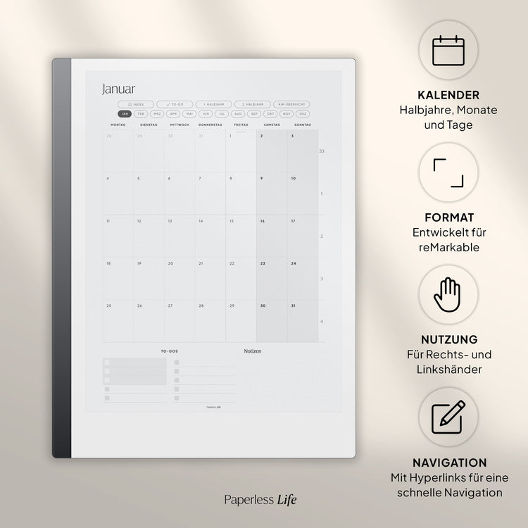 reMarkable Kalender 2027