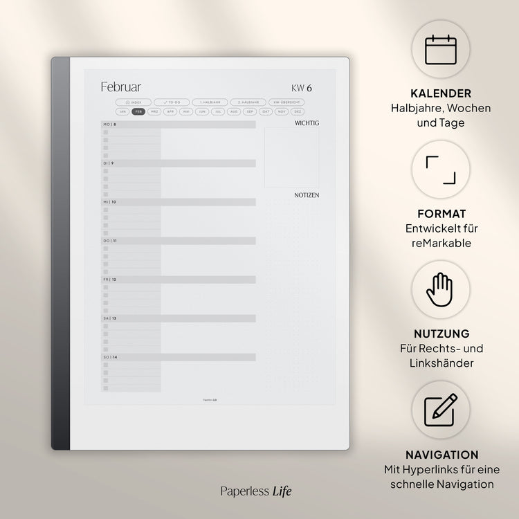 reMarkable Kalender 2027