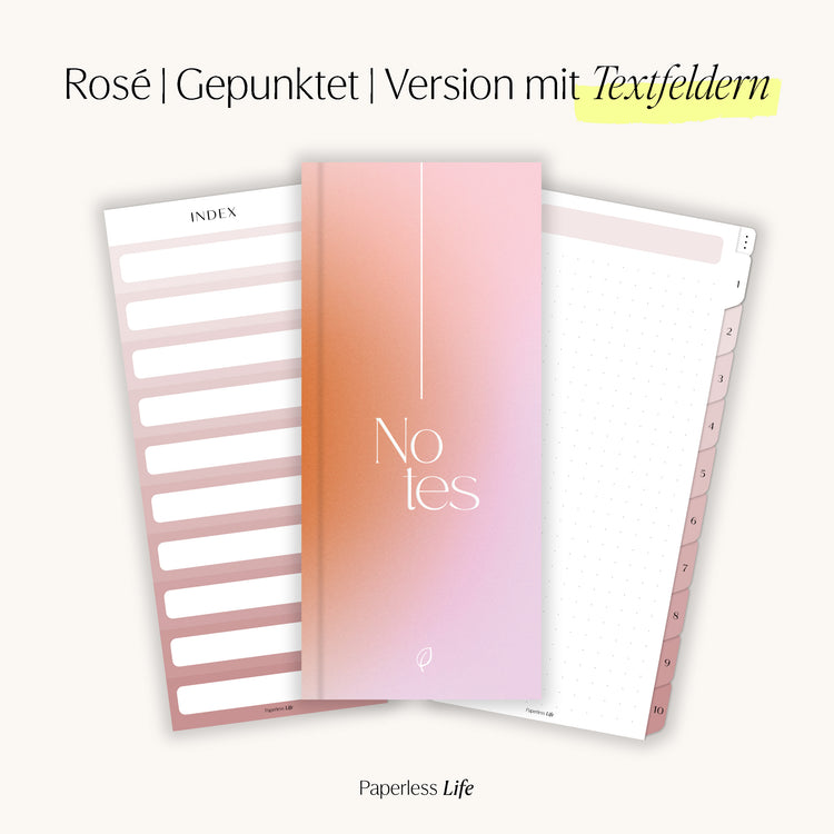 Digitales Notizbuch für den Split View | Optimiert für Goodnotes