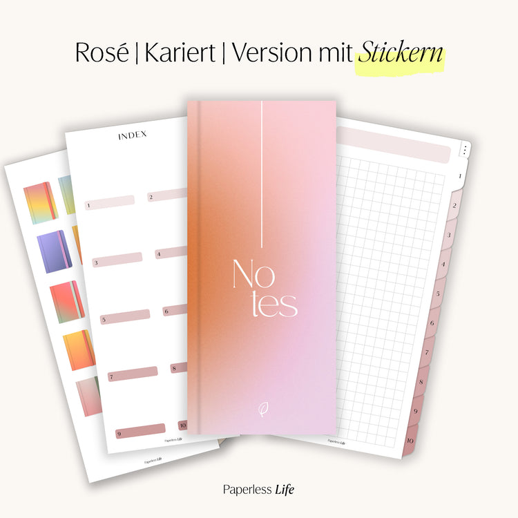 Digitales Notizbuch für den Split View | Optimiert für Goodnotes