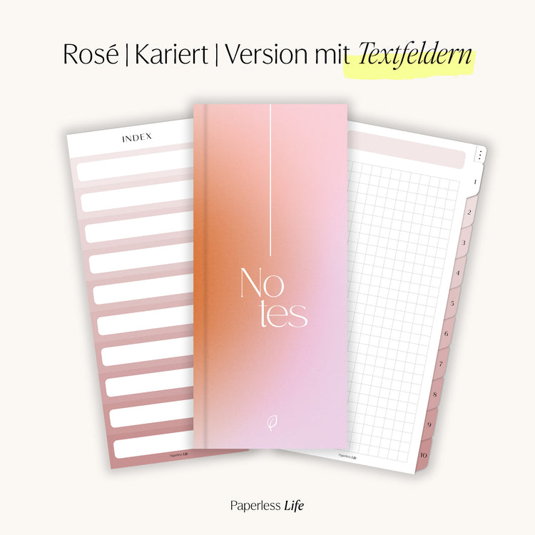 Digitales Notizbuch für den Split View | Optimiert für Goodnotes