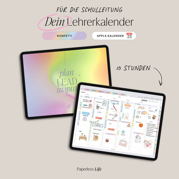 Digitaler Planer für die Schulleitung 26/27
