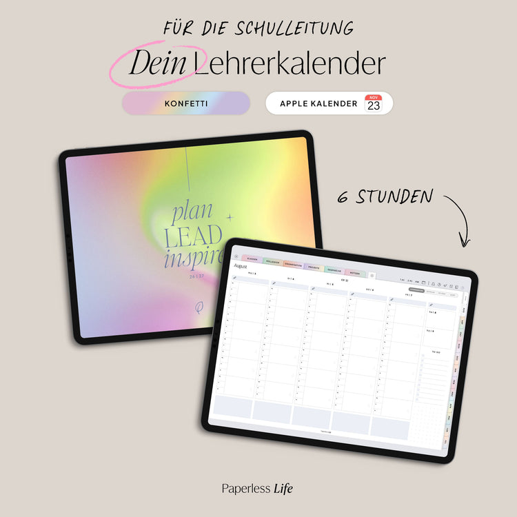 Digitaler Planer für die Schulleitung 26/27