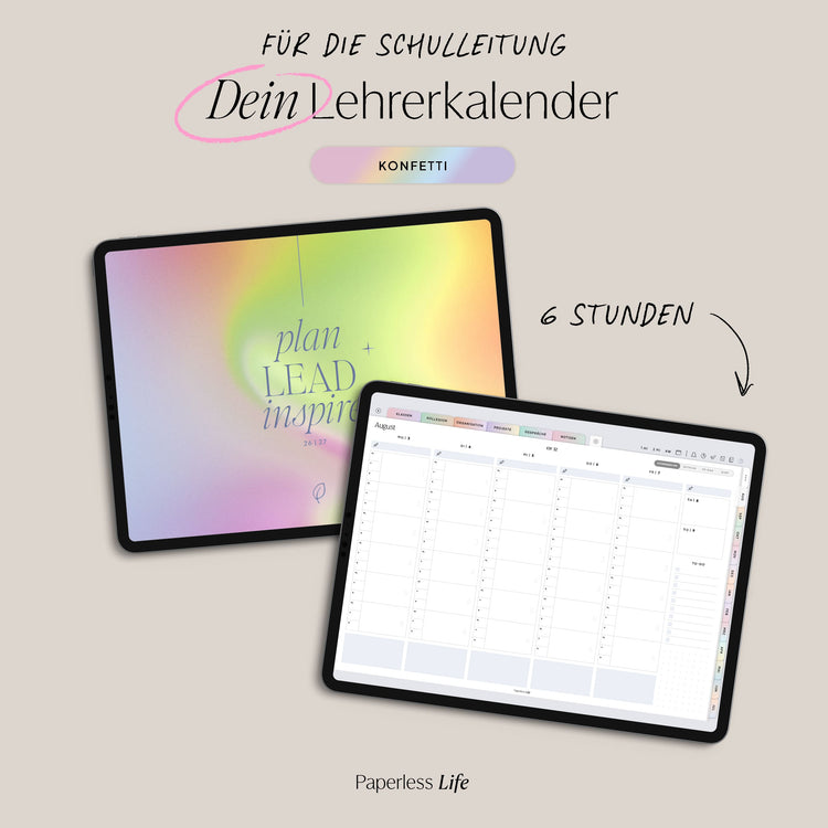 Digitaler Planer für die Schulleitung 26/27