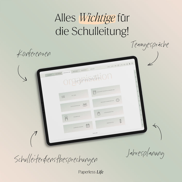 Digitaler Planer für die Schulleitung 25/26