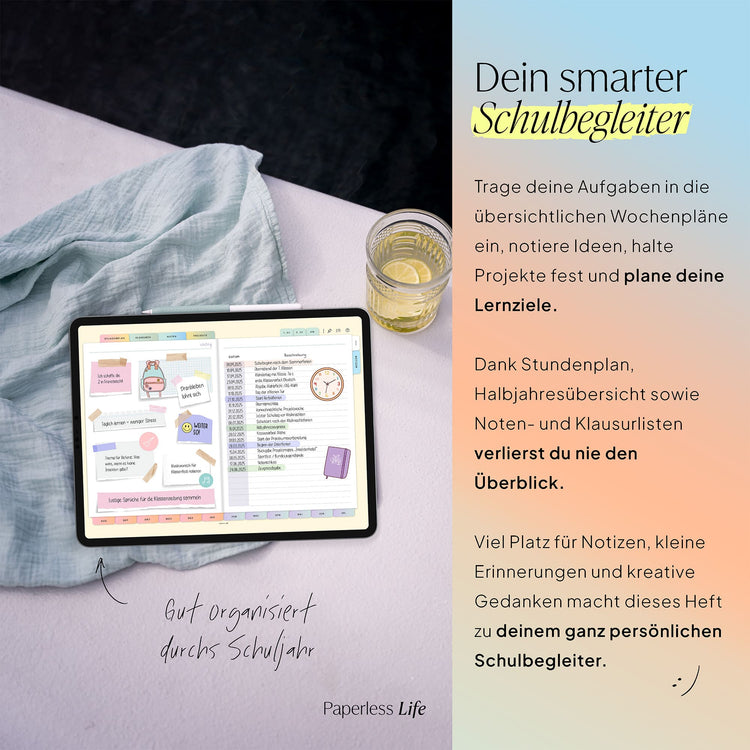 Digital homework book 2025/26