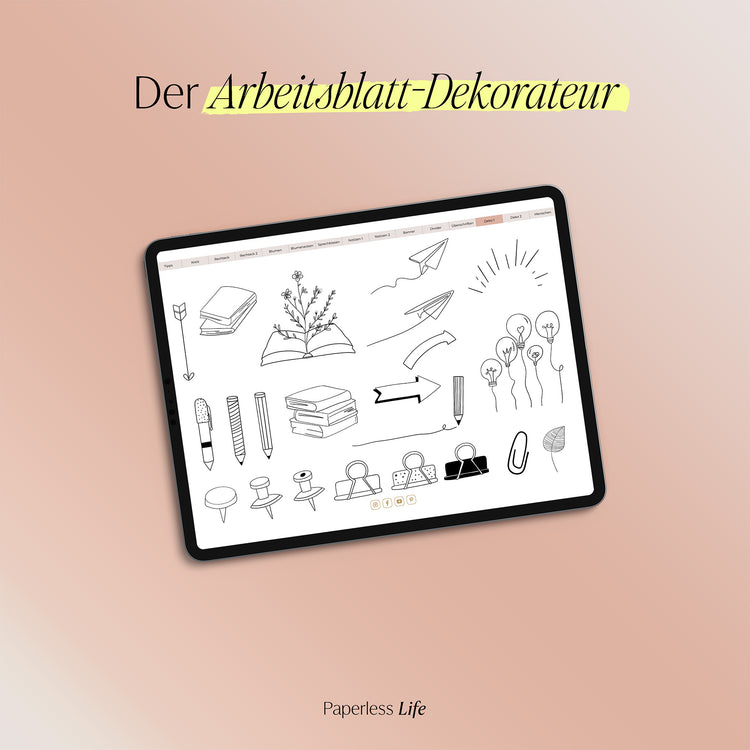 "The Worksheet Factory" - Digital stickers for designing your worksheets