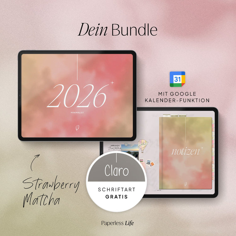 Digitales Starter-Bundle 2026 | Minimalist