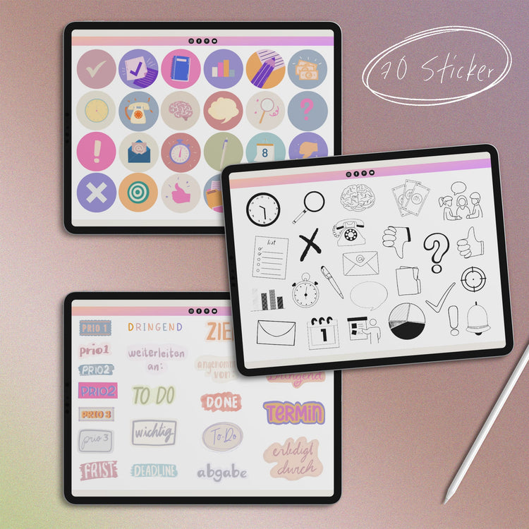 Digital meeting note planner