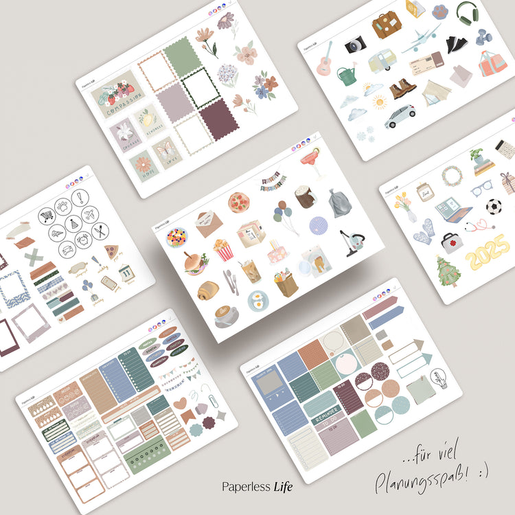 Undated Digital Planner I for Goodnotes and much more I the Minimalist