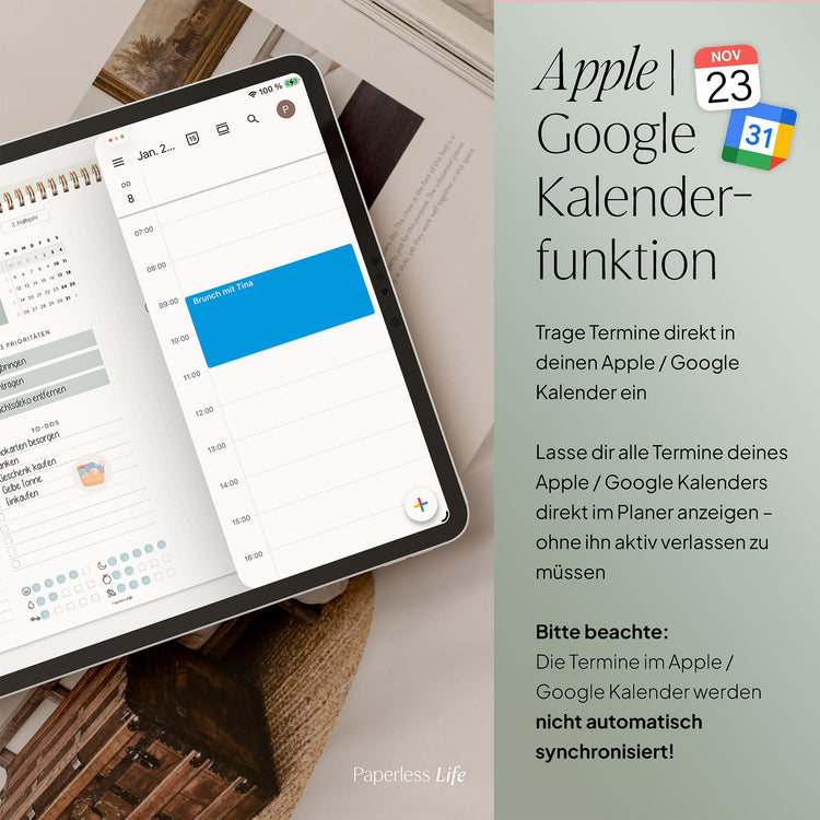 Digitaler Tagesplaner 2026 | Paperless Basics