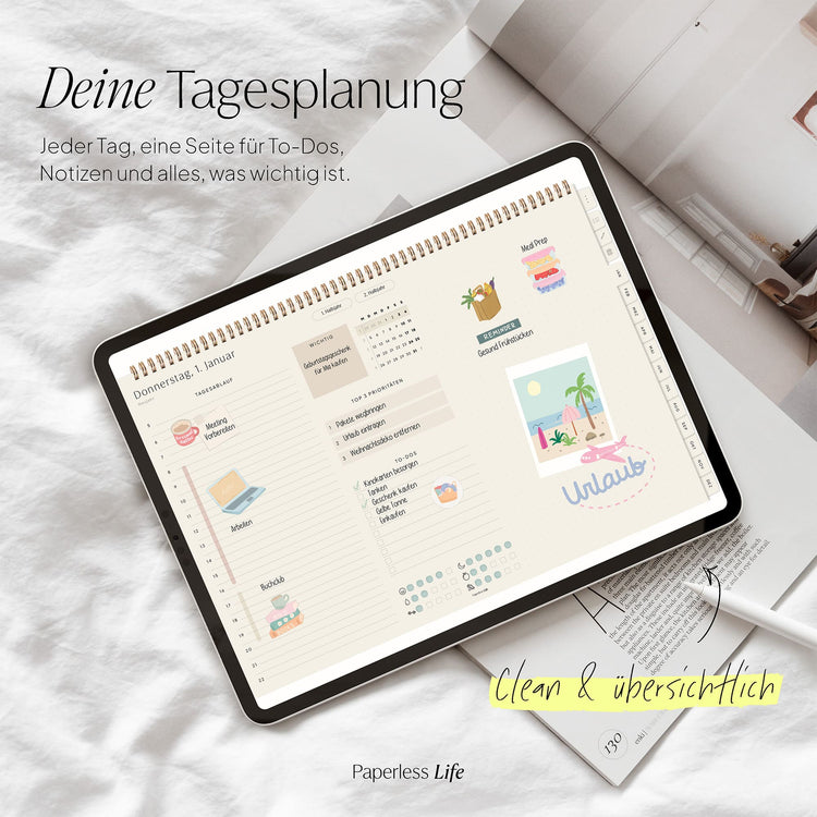 Digitaler Tagesplaner 2026 | Paperless Basics