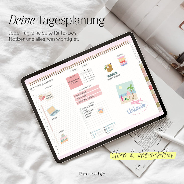 Digitaler Tagesplaner 2026 | Paperless Basics