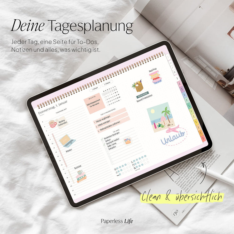 Digitaler Tagesplaner 2026 | Paperless Basics